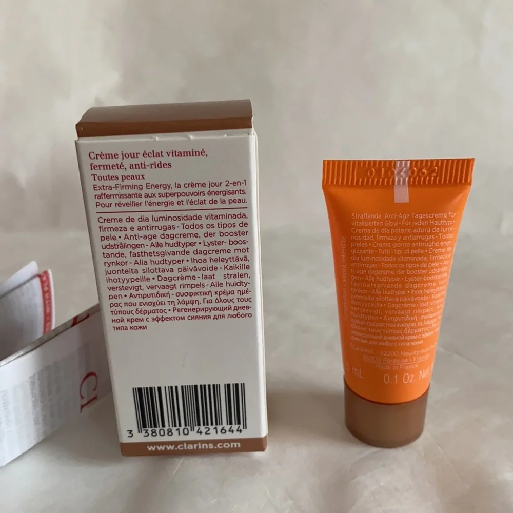 CLARINS Extra-Firming Energy Radiance Boosting Wrinkle Day Cream 0.1oz